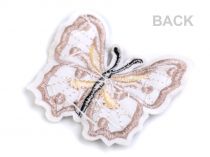 Textillux.sk - produkt Textilná aplikácia motýľ s kamienkami