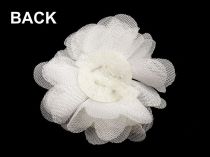 Textillux.sk - produkt Textilný kvet Ø50 mm s kamienkami