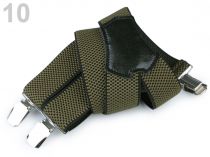 Textillux.sk - produkt Traky pánske šírka 3,5 cm dĺžka 120 cm - 10 zelená khaki