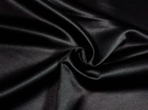 Textillux.sk - produkt Tuhý satén 150 cm  - 4- tuhý satén, čierny