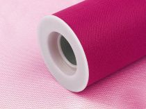 Textillux.sk - produkt Tyl dekoračný šírka 15cm návin 23m - 25 ružová ostrá
