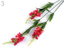 Textillux.sk - produkt Umelá kvetina na aranžovanie - 3 červenoružová