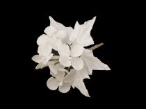 Textillux.sk - produkt Umelé kvety na drôtiku zasnežené - 2 Off White