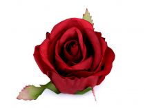 Textillux.sk - produkt Umelý kvet ruža Ø55 mm - 6 červená tm