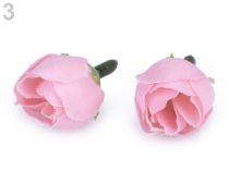 Textillux.sk - produkt Umelý kvet ruže Ø20 mm - 3 ružová sv.