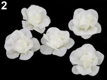 Textillux.sk - produkt Umelý kvet ruže Ø28 mm - 2 krémová najsvetl