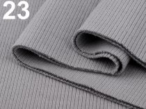 Textillux.sk - produkt Bavlnený elastický úplet 16x80cm  - 23 (267) šedá