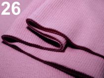 Textillux.sk - produkt Bavlnený elastický úplet 16x80cm  - 26 (24401) fialová sv.