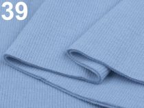 Textillux.sk - produkt Bavlnený elastický úplet 16x80cm  - 39 (164) modrá svetlá