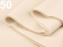 Textillux.sk - produkt Bavlnený elastický úplet 16x80cm  - 50 (01) béžová najsv.