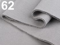 Textillux.sk - produkt Bavlnený elastický úplet 16x80cm  - 62 (HAS01) šedá svetlá