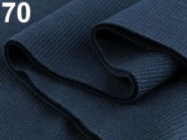 Textillux.sk - produkt Bavlnený elastický úplet 16x80cm  - 70 (SES03) modrošedá tm.