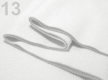 Textillux.sk - produkt Bavlnený elastický úplet 16x80cm  - 13 biela
