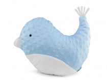Textillux.sk - produkt Vankúš vtáčik - 4 modrá svetlá biela