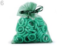 Textillux.sk - produkt Veľké spojovacie krúžky farebné - 6 zelená smaragdová