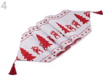 Textillux.sk - produkt Viaánočný behúň 33x180 cm gobelín - 4 (34x175) červená vianočná  sob