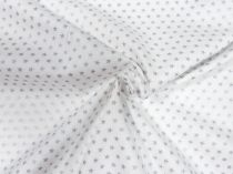 Textillux.sk - produkt Vianočná bavlnená látka trblietavá mini hviezdička 145 cm