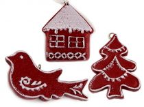 Textillux.sk - produkt Vianočná dekorácia - stromček, domček, vtáčik