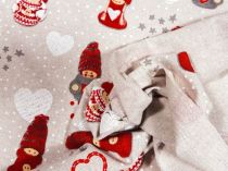 Textillux.sk - produkt Vianočná dekoračná látka s postavičkami 140 cm