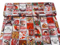 Textillux.sk - produkt Vianočná dekoračná látka útulné Vianoce - digitálna potlač 140 cm