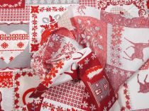 Textillux.sk - produkt Vianočná dekoračná látka Vianoce v kocke 140 cm