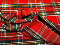 Textillux.sk - produkt Vianočná dekoračná látka zelené káro vianočné 150 cm