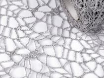 Textillux.sk - produkt Vianočná dekoračná metráž pavučina s glitrami šírka 48 cm