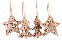 Textillux.sk - produkt Vianočná drevená hviezda, stromček