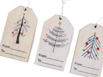 Textillux.sk - produkt Vianočná drevená menovka na darčeky