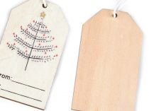 Textillux.sk - produkt Vianočná drevená menovka na darčeky