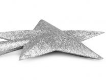 Textillux.sk - produkt Vianočná hviezda na stromček s glitrami