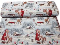 Textillux.sk - produkt Vianočná látka gobelín dievčatko 140 cm
