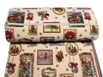 Textillux.sk - produkt Vianočná látka gobelín obrazy Vianoc 140 cm