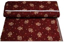 Textillux.sk - produkt Vianočná látka gobelín ozdoba srdiečko 140 cm