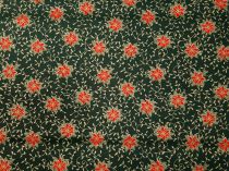 Textillux.sk - produkt Vianočná látka kvetinový tanec 140 cm - 2-1991 kvetinový tanec,zelená