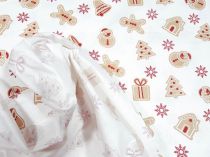 Textillux.sk - produkt Vianočná látka sladké perníky 140 cm
