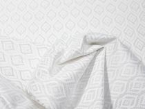 Textillux.sk - produkt Vianočná látka vytkávaná striebornou niťou - ornament 160 cm 