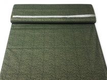 Textillux.sk - produkt Vianočná látka zelené lístočky 140 cm