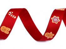 Textillux.sk - produkt Vianočná rypsová stuha šírka 16 mm