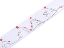 Textillux.sk - produkt Vianočná saténová stuha stromček šírka 24 mm
