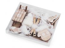 Textillux.sk - produkt Vianočné dekorácie - sánky, lyže, korčule, čiapka, bunda, rukavice, ponožky