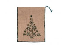 Textillux.sk - produkt Vianočné dekoračné jutové vrecúško 38x50 cm