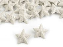 Textillux.sk - produkt Vianočné hviezdy s glitrami Ø20 mm