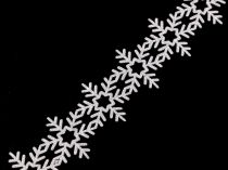 Textillux.sk - produkt Vianočný samolepiaci prámik vločky šírka 35 mm