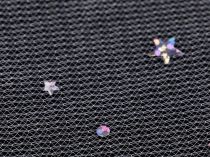 Textillux.sk - produkt Vianočný tyl s hviezdičkami hologram šírka 48 cm 2. akosť