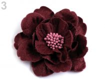 Textillux.sk - produkt Vlnený kvet s piestikmi vo farbe kvetu Ø60 mm