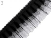 Textillux.sk - produkt Volánik 3vrstvový šírka 70 mm - 3 čierna