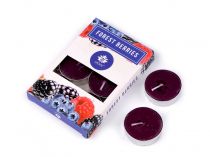 Textillux.sk - produkt Vonná čajová sviečka 11 gx 6 ks - 3 (forest berries) fialová tmavá