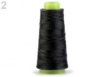 Textillux.sk - produkt Voskovaná polyesterová niť / dratev - 2 (4322) čierna