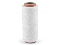 Textillux.sk - produkt Voskovaná polyesterová niť šírka 1 mm - 16 (157) biela